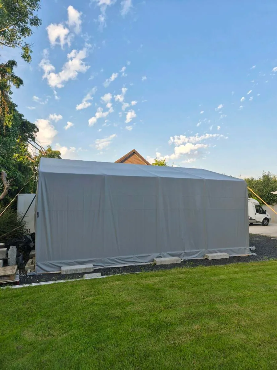 Marquee Garage Camper Storage 6x8m - Image 4