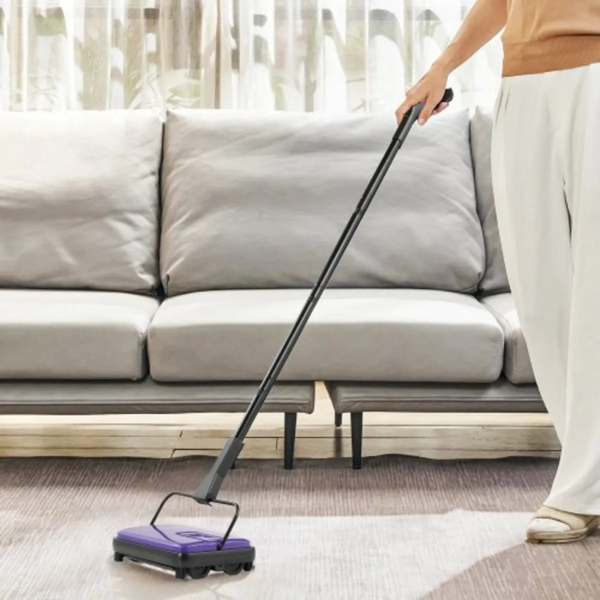 Carpet Floor Sweeper Manual 170mm Width Sweeping P - Image 2