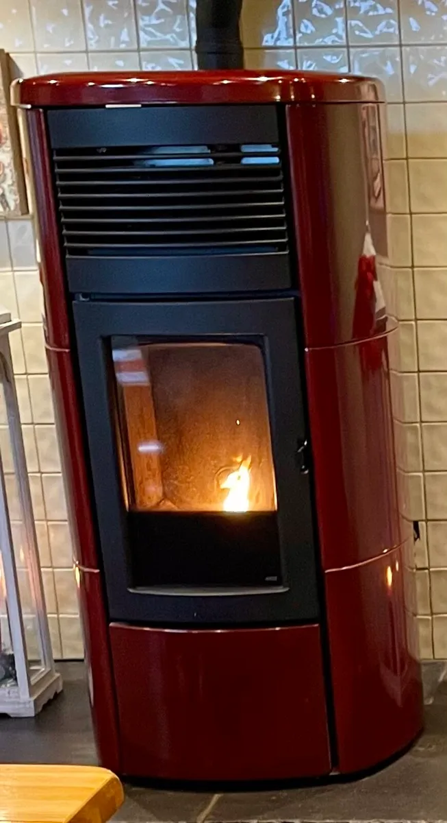 Wood pellet stove 24kw with boiler - Image 2