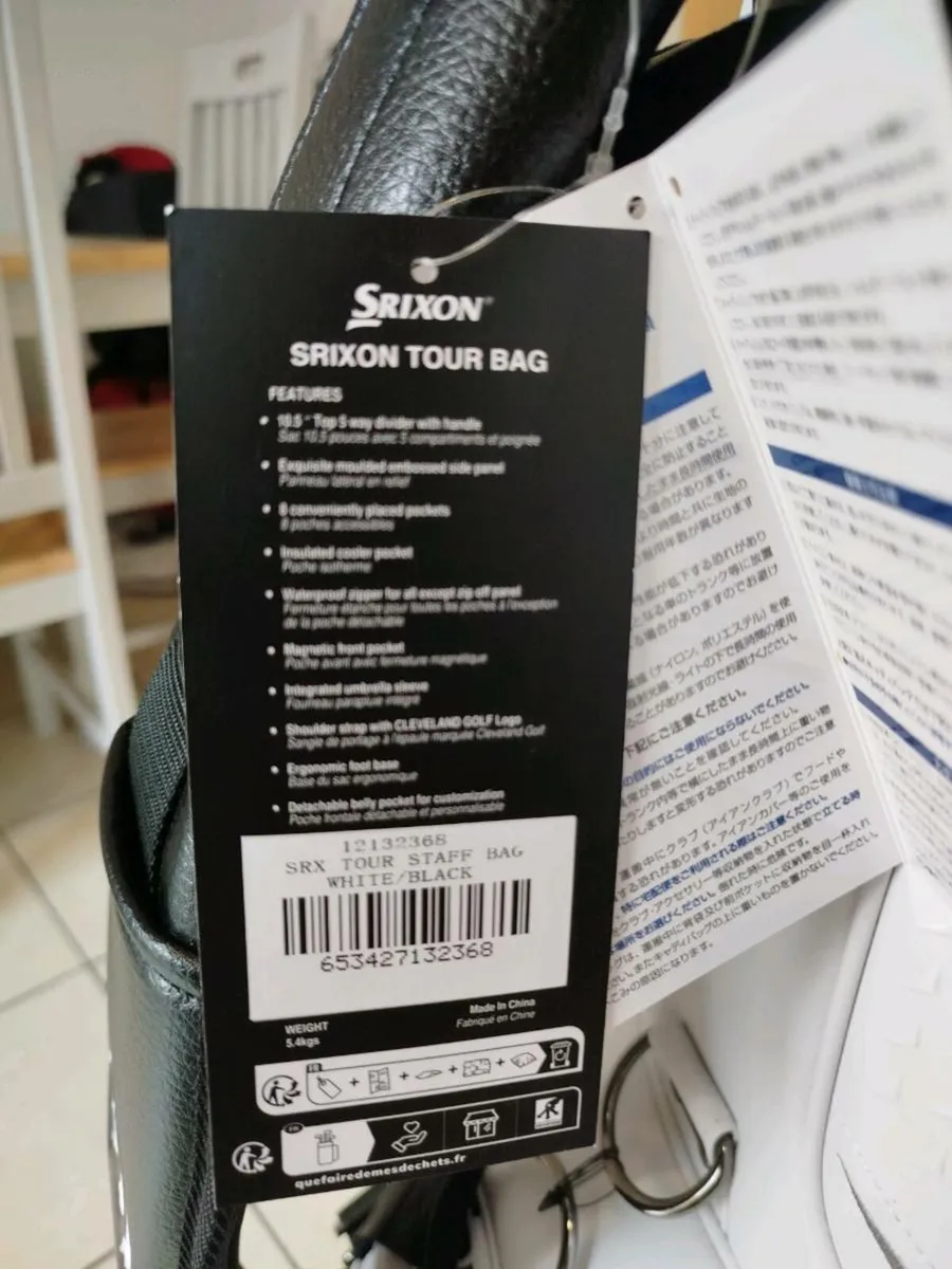 Srixon Tour Staff golf bag - Image 4