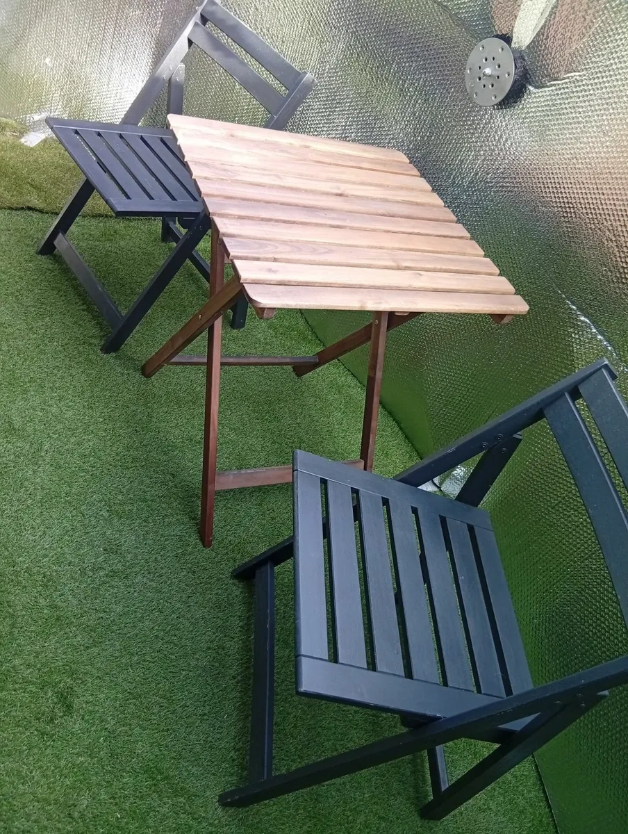 Oak Outdoor Quality Foldable Garden set - Image 3