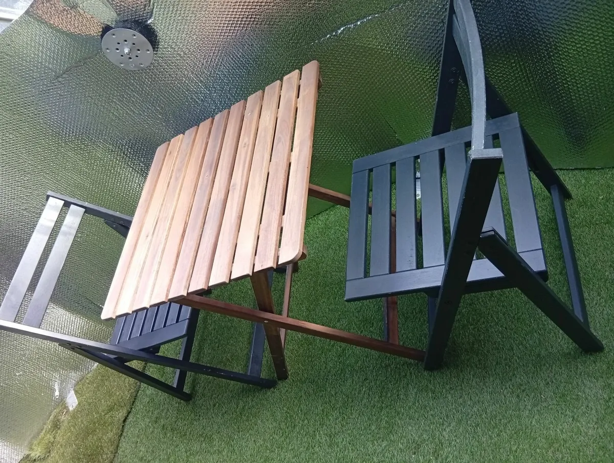 Oak Outdoor Quality Foldable Garden set - Image 4