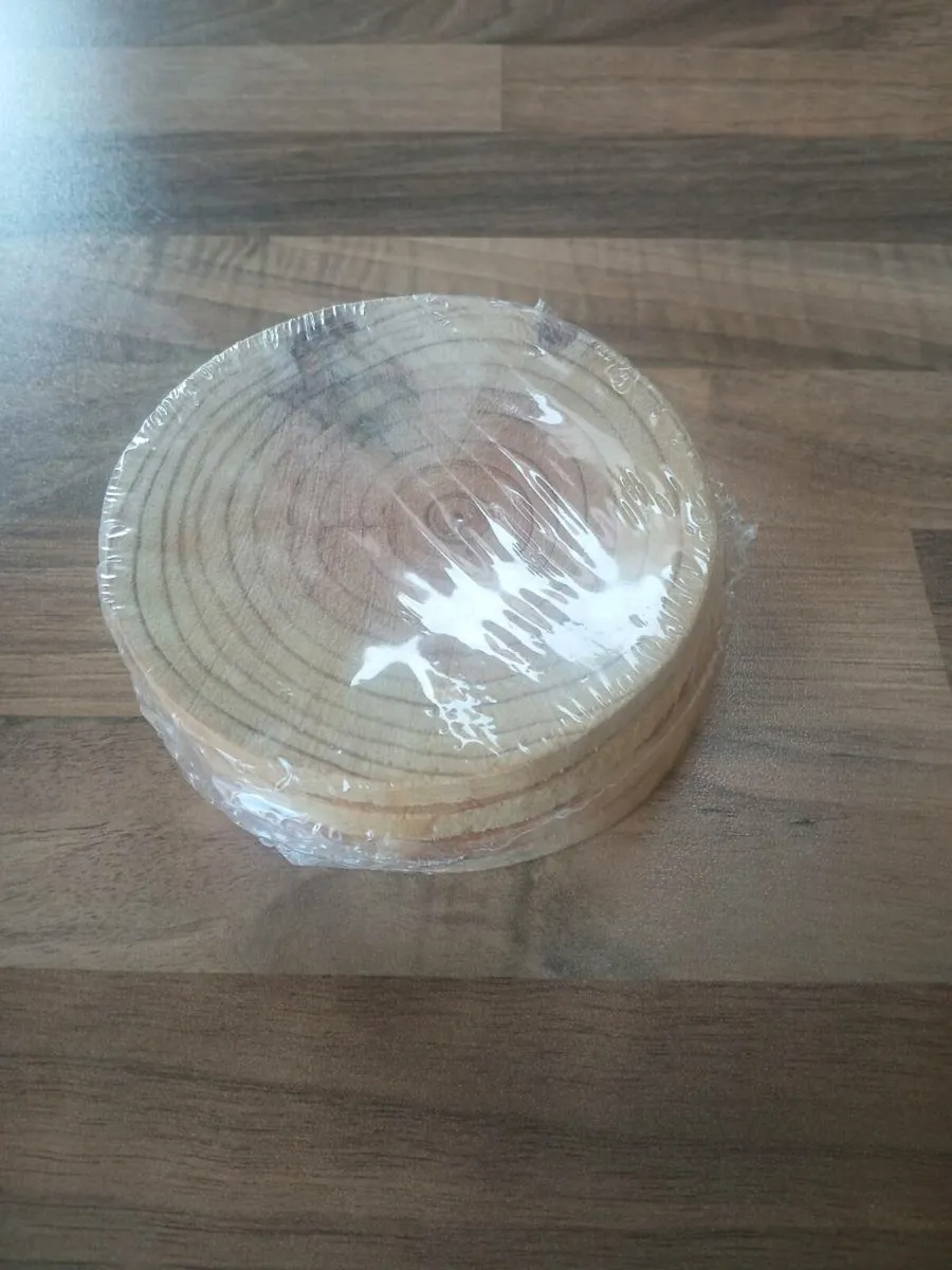 Hardwood 4piece coasters - Image 2