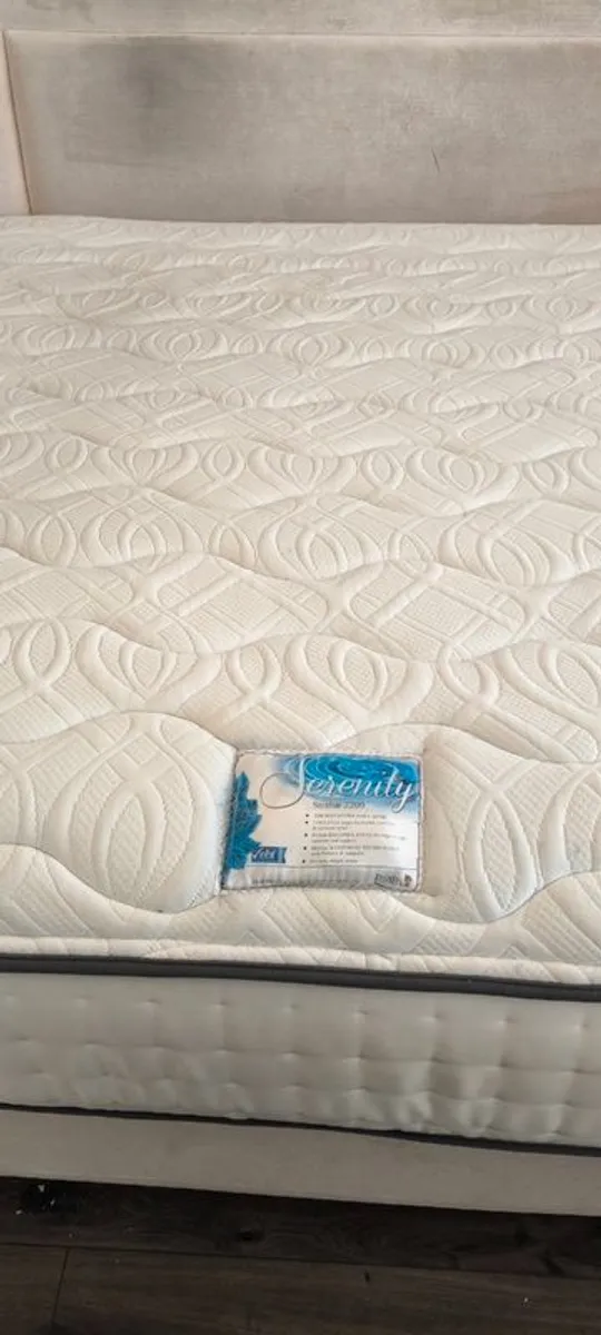 Super King Bed with mattress - Image 3