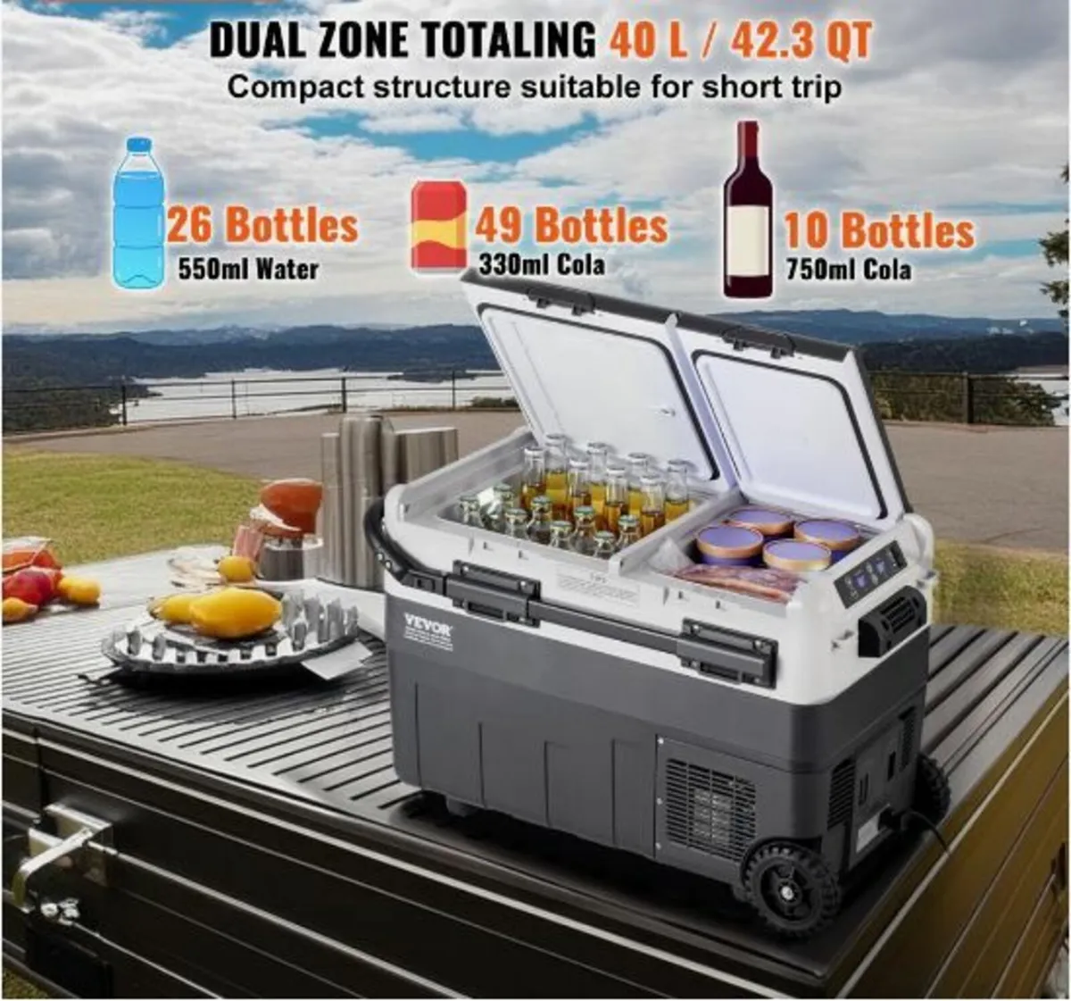 Portable Car Refrigerator Freezer Compressor 40 L - Image 2