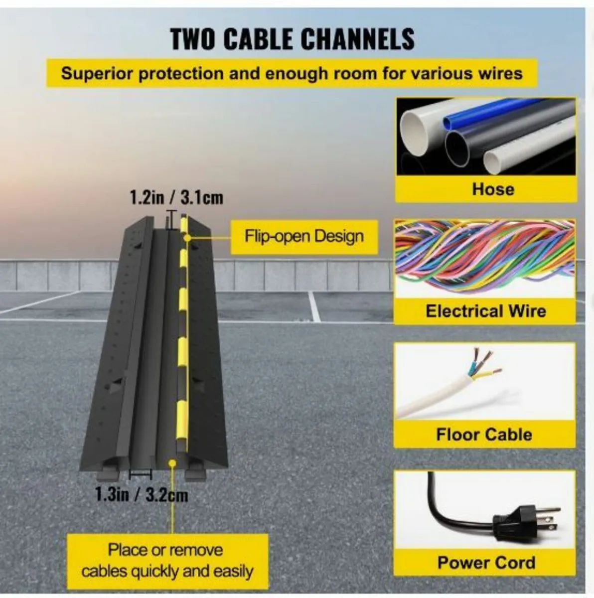 Cable Protector Ramp, 5 Packs - Image 3