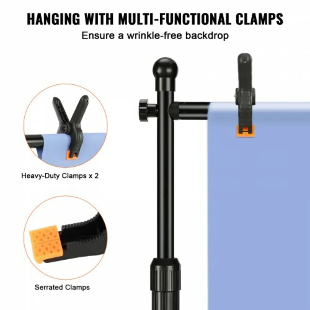 10ft x 10ft Pipe and Drape Kit, Heavy Duty Backdro - Image 4