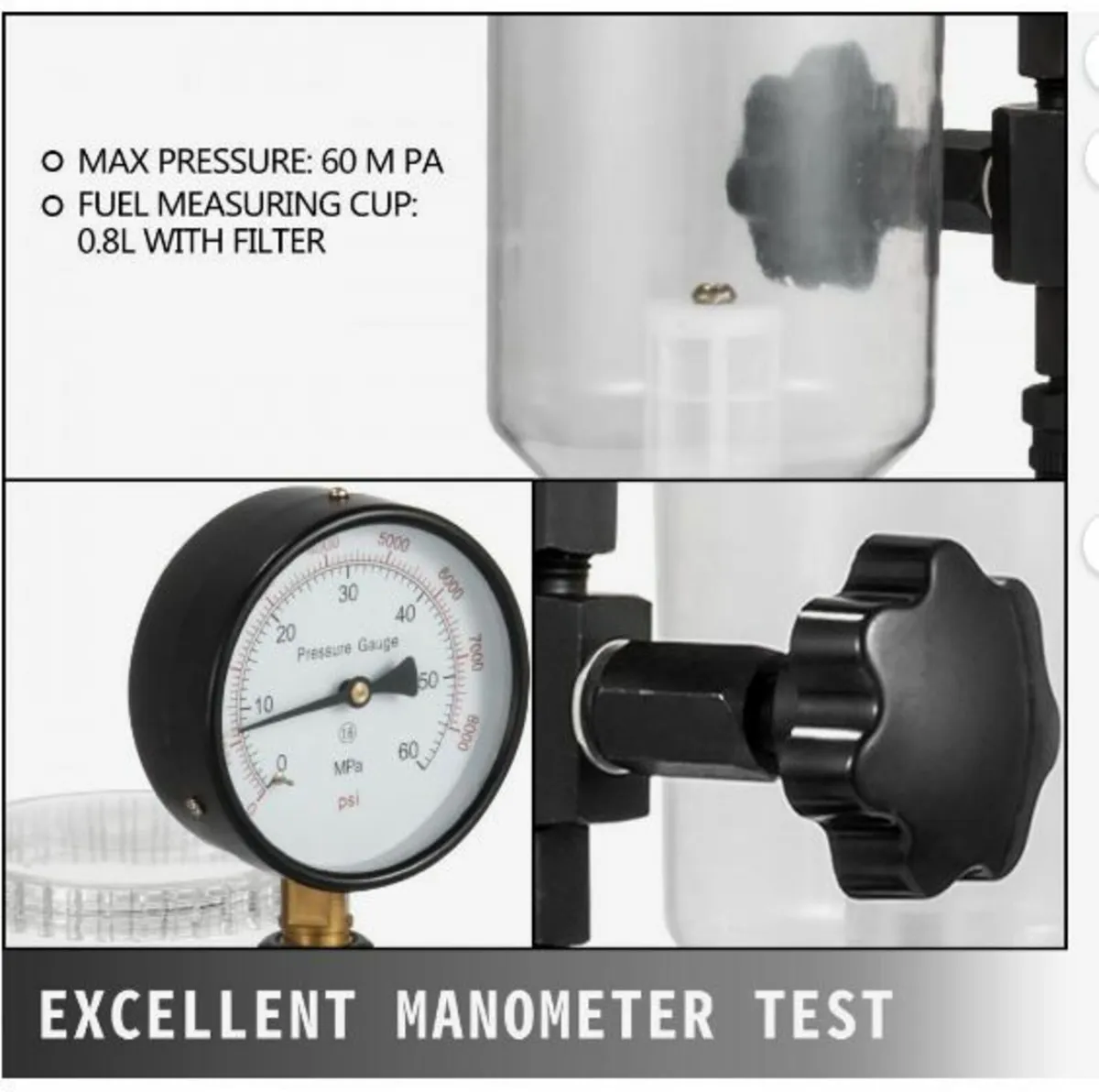 Diesel Injector Nozzle Pressure Tester, Fuel Inje - Image 4