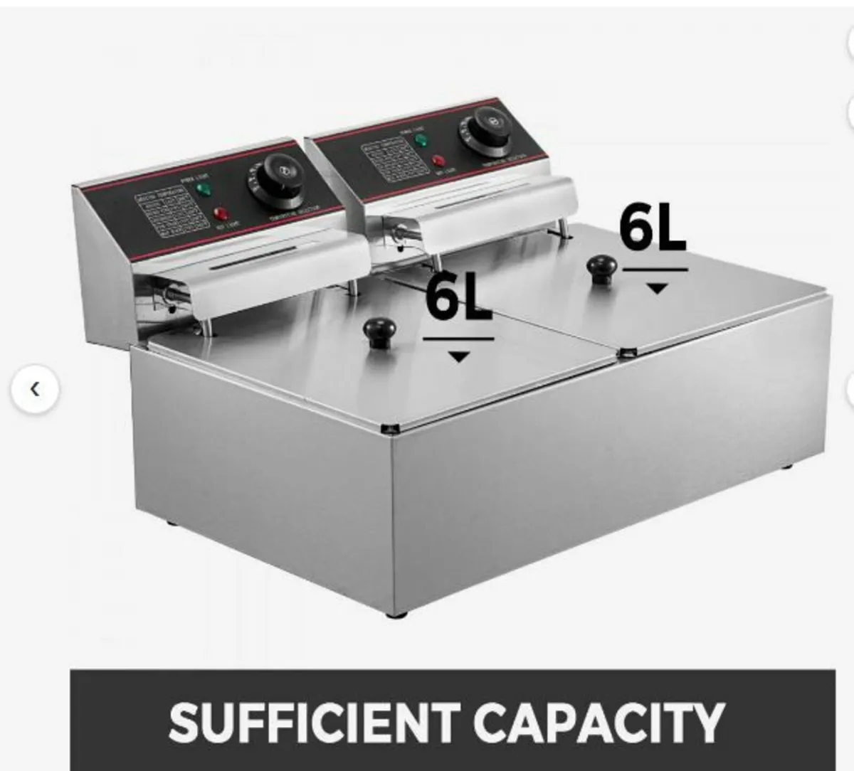 Commercial Deep Fryer 12L Electric Fryer 5000W - Image 2