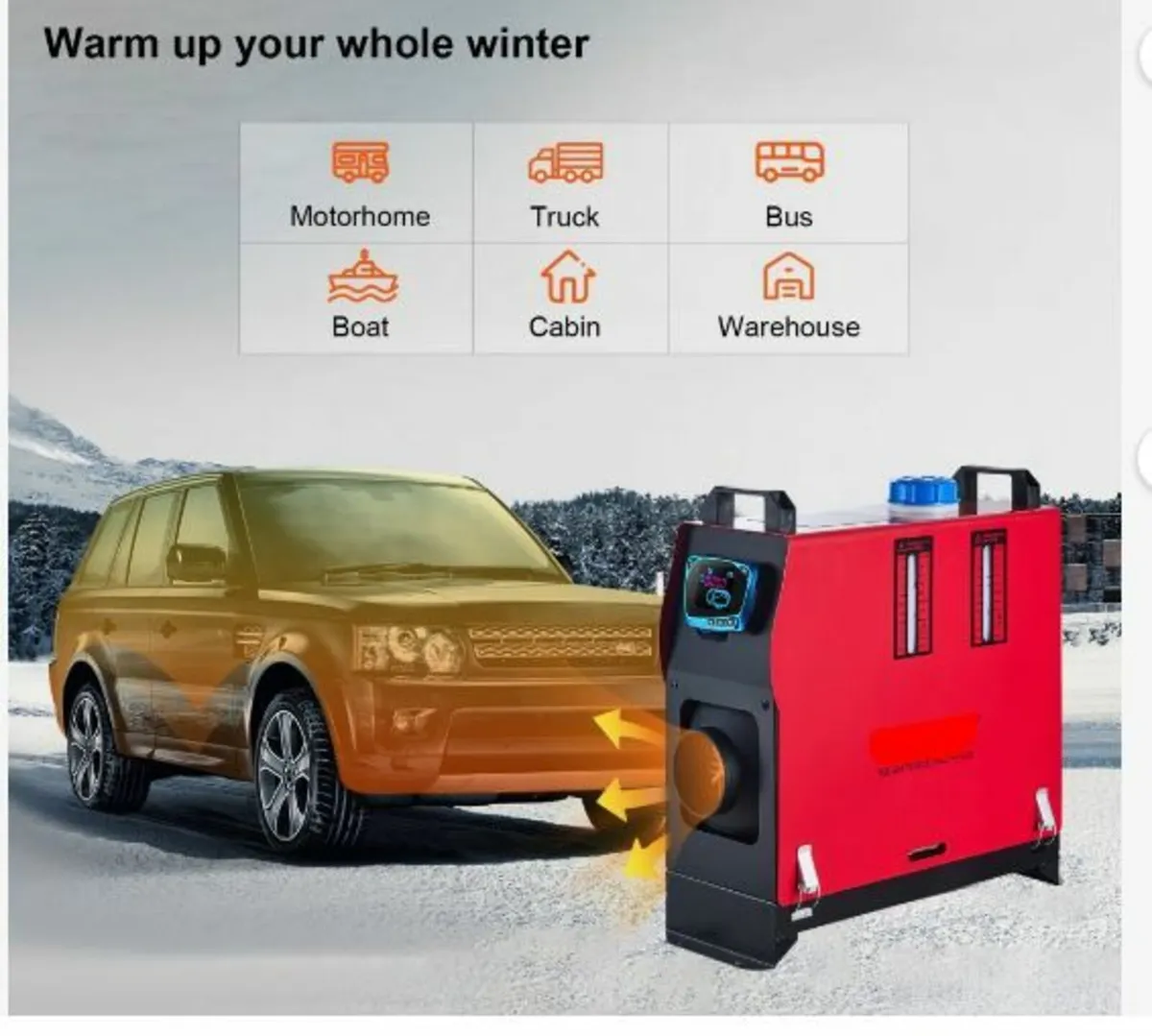 Upgraded Diesel Air Heater 8KW Parking Heater - Image 2