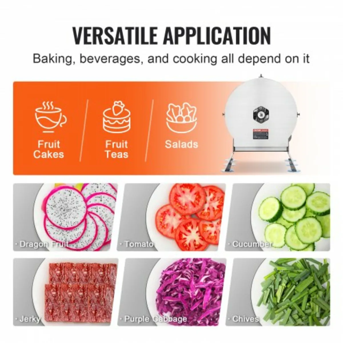 Electric Vegetable Slicer, 0-0.5"/0-12mm Thickness - Image 3