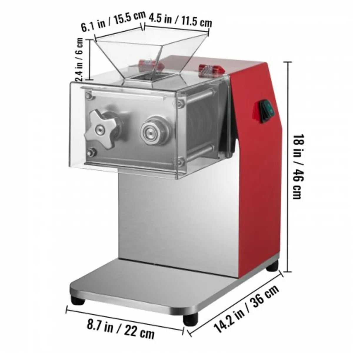 Commercial Meat Cutting Machine, 551 Lbs/H 850W Me - Image 4