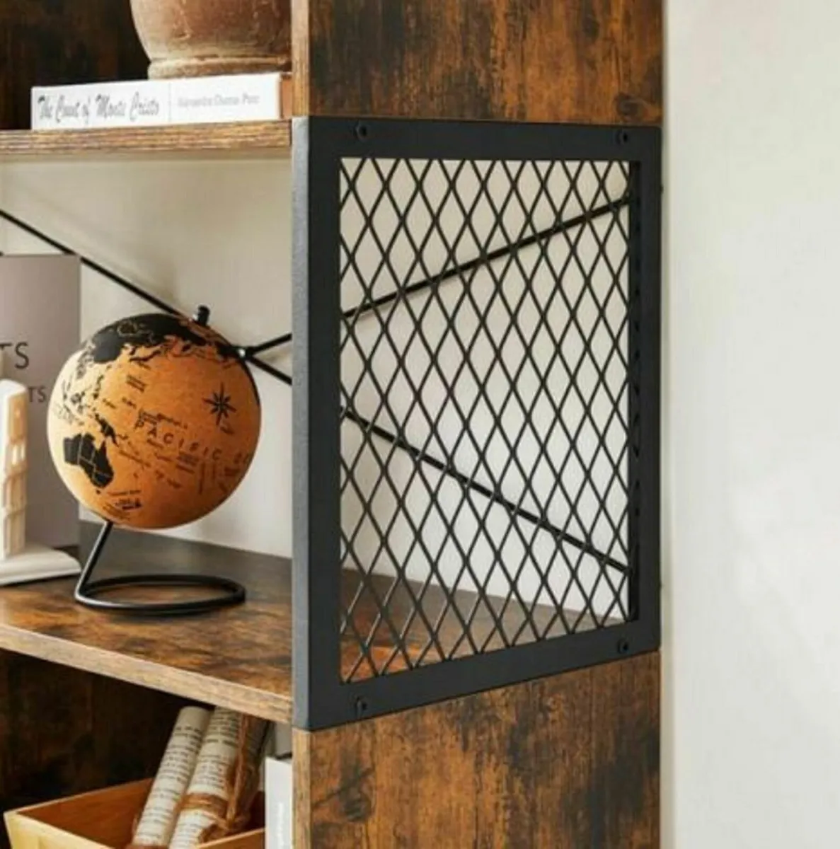 New 5 Tier Industrial Style Bookcase - FREE P&P - Image 4