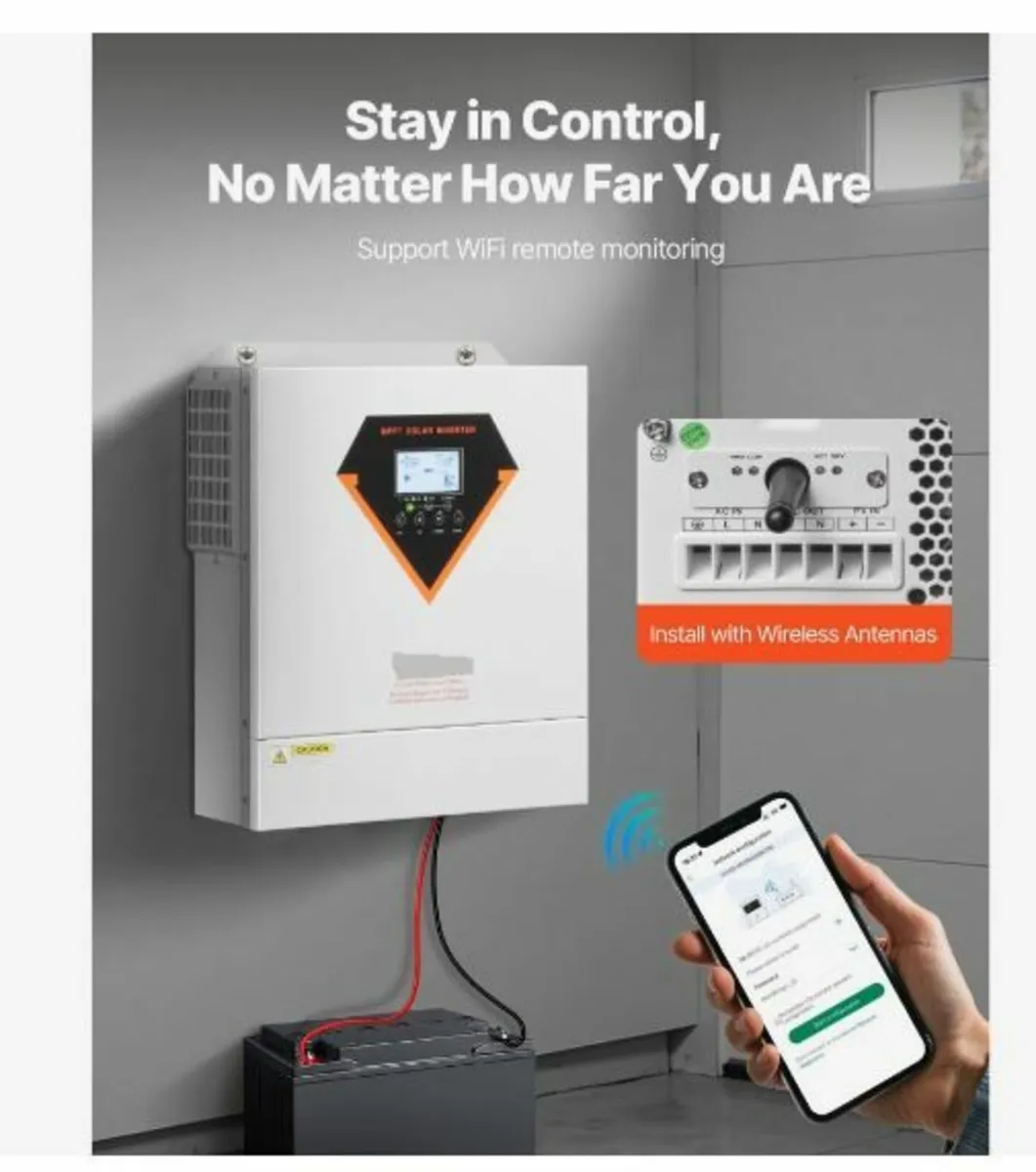 Hybrid Solar Inverter Charger 3500W - Image 2