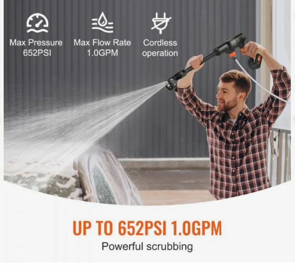 High Pressure Cordless Washer Cleaner - Image 2