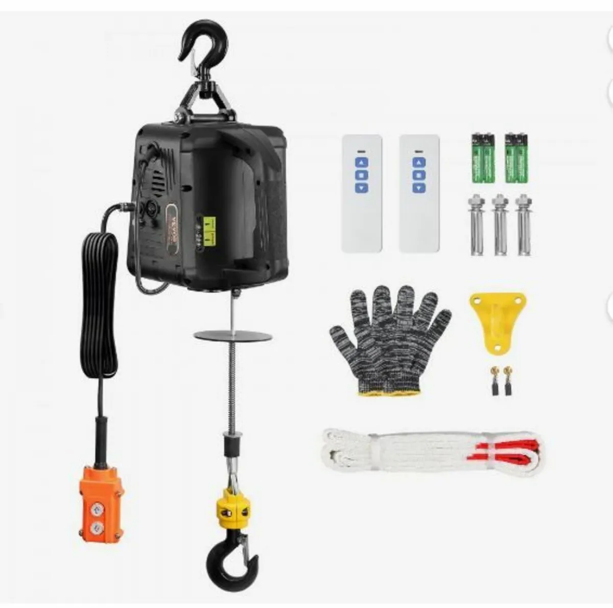 3-in-1 Portable Electric Hoist Winch 499 kg - Image 1