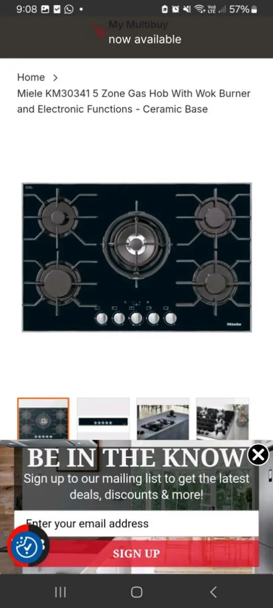 Miele cooker gas - Image 4
