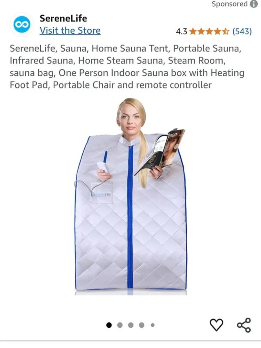 serenelife, home sauna - Image 1