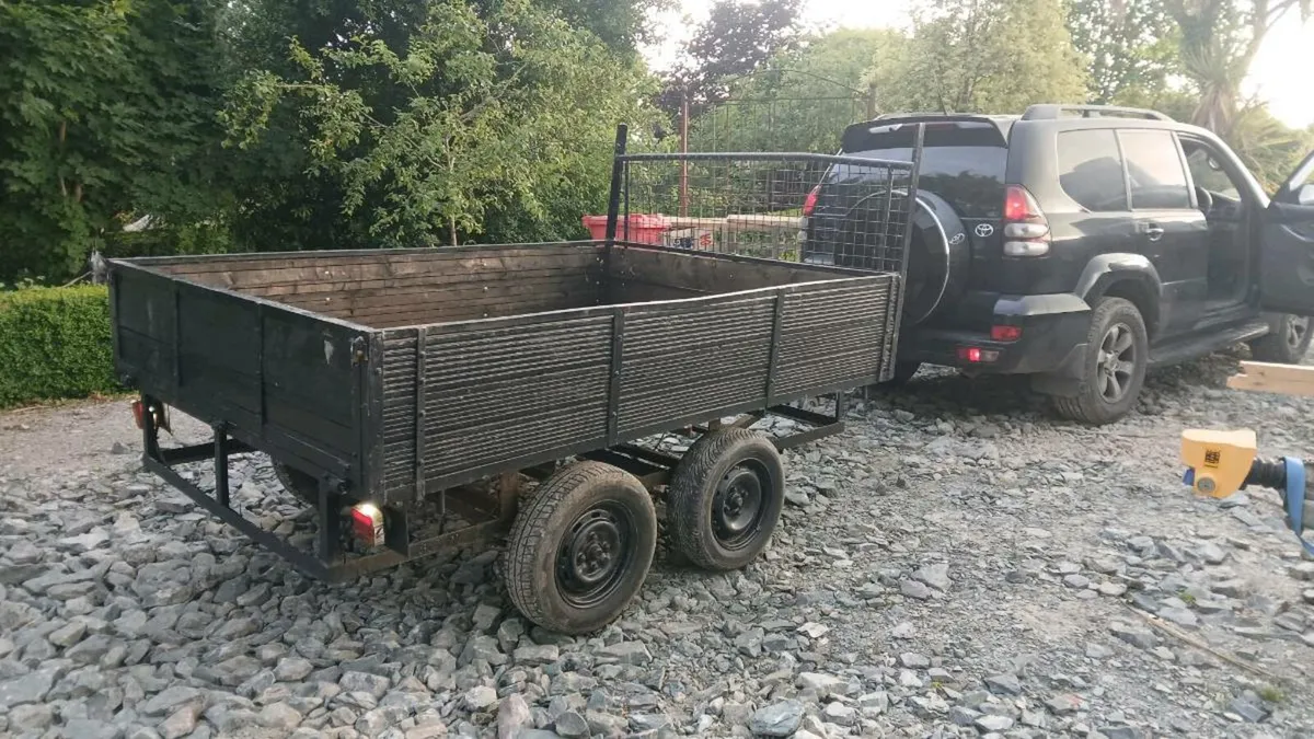 8ft x 6ft car trailer FERMOY - Image 1