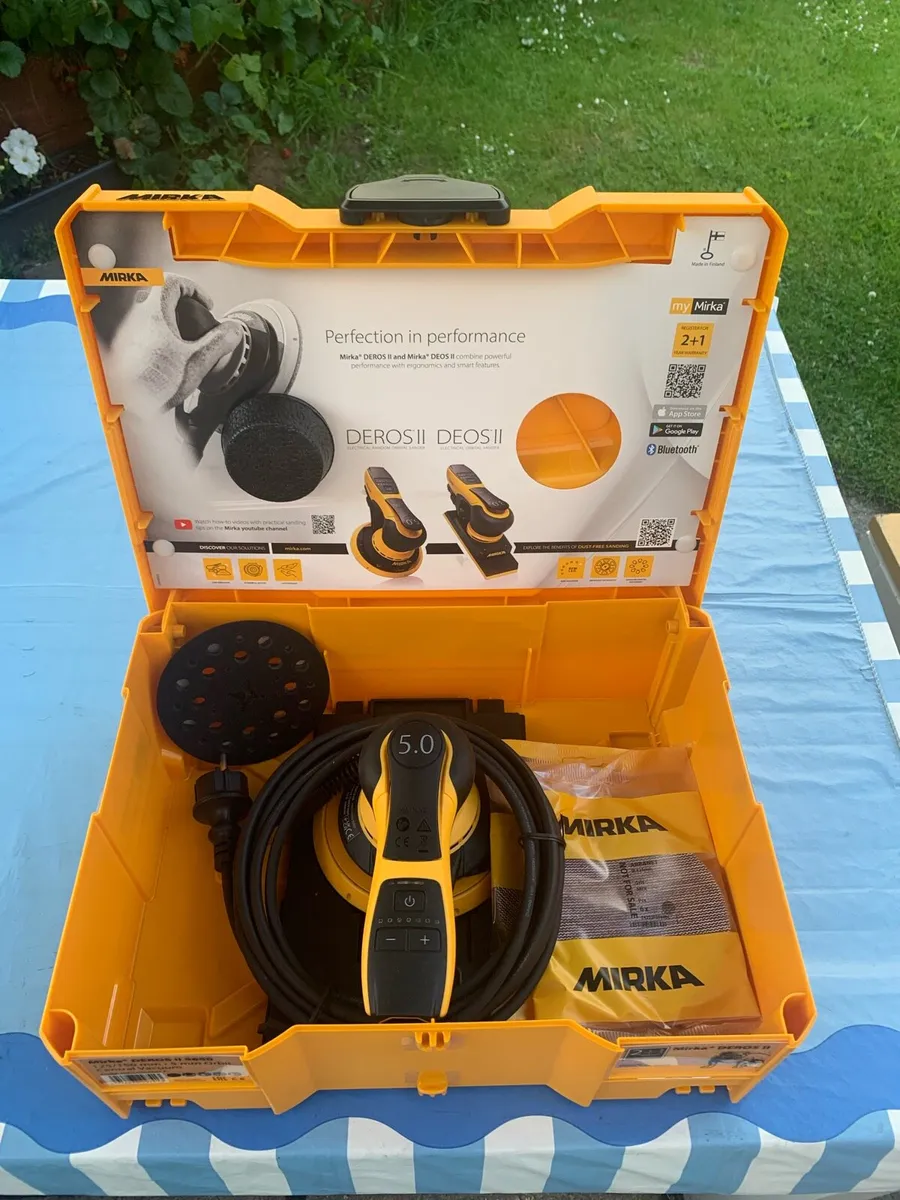 Mirka DEROS II 5650 125/150mm Orbit Central Vacuum - Image 1