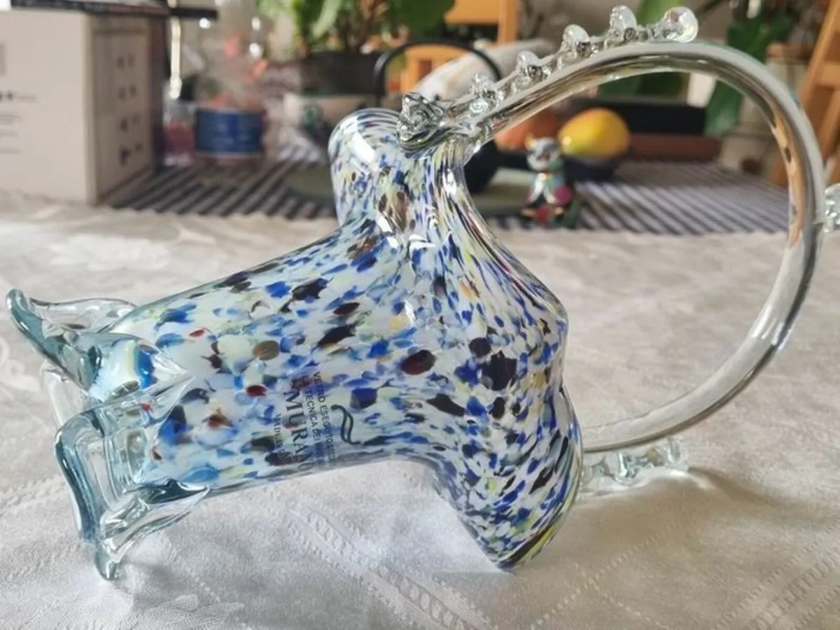 Murano glass basket - Image 4