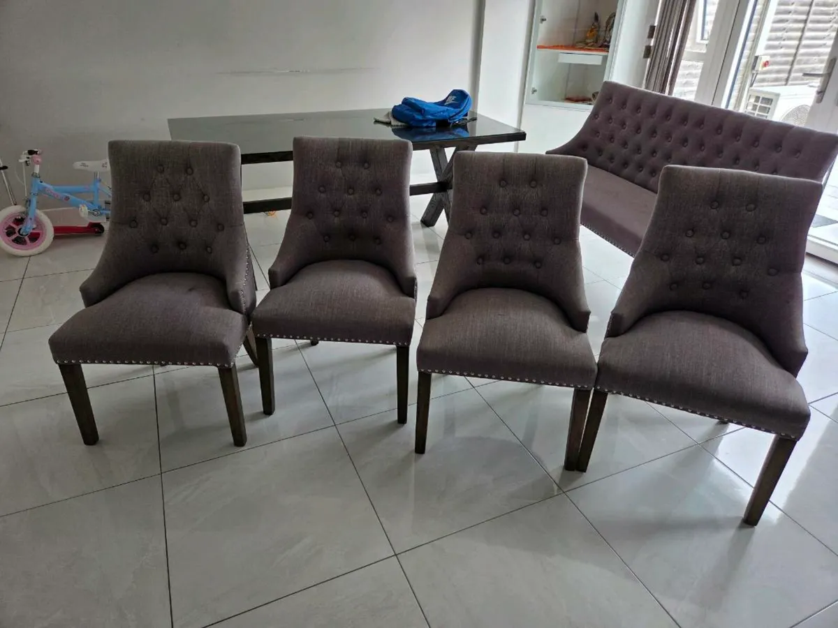 Dining chair and bench - Image 3
