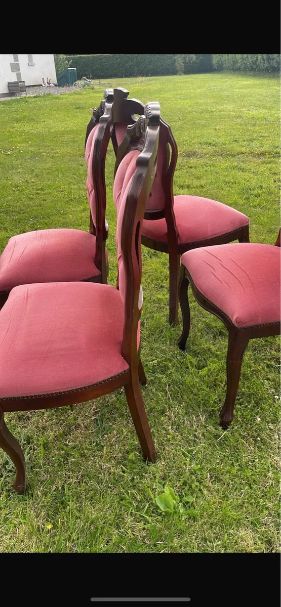 Table and chairs antique - Image 2