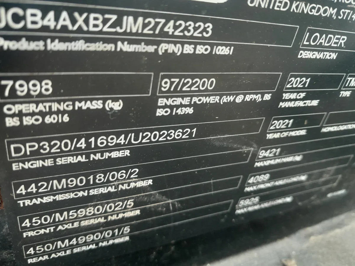 JCB TM320 2021 (17982) - Image 4