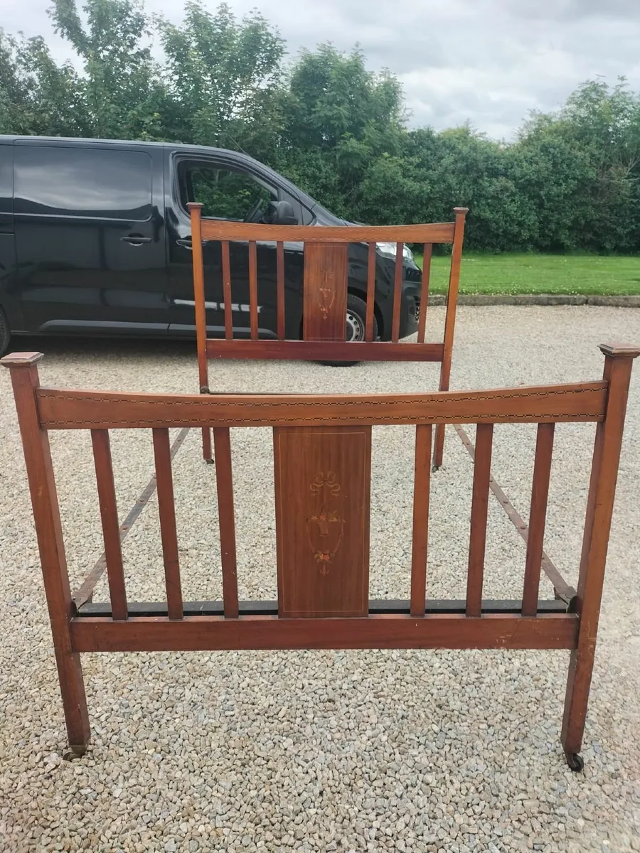 Vintage Edwardian Bed Frame - Image 2