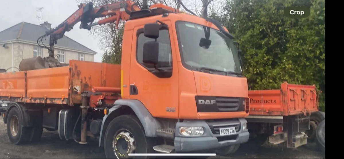 DAF Lf mixer. Tipper grab - Image 3