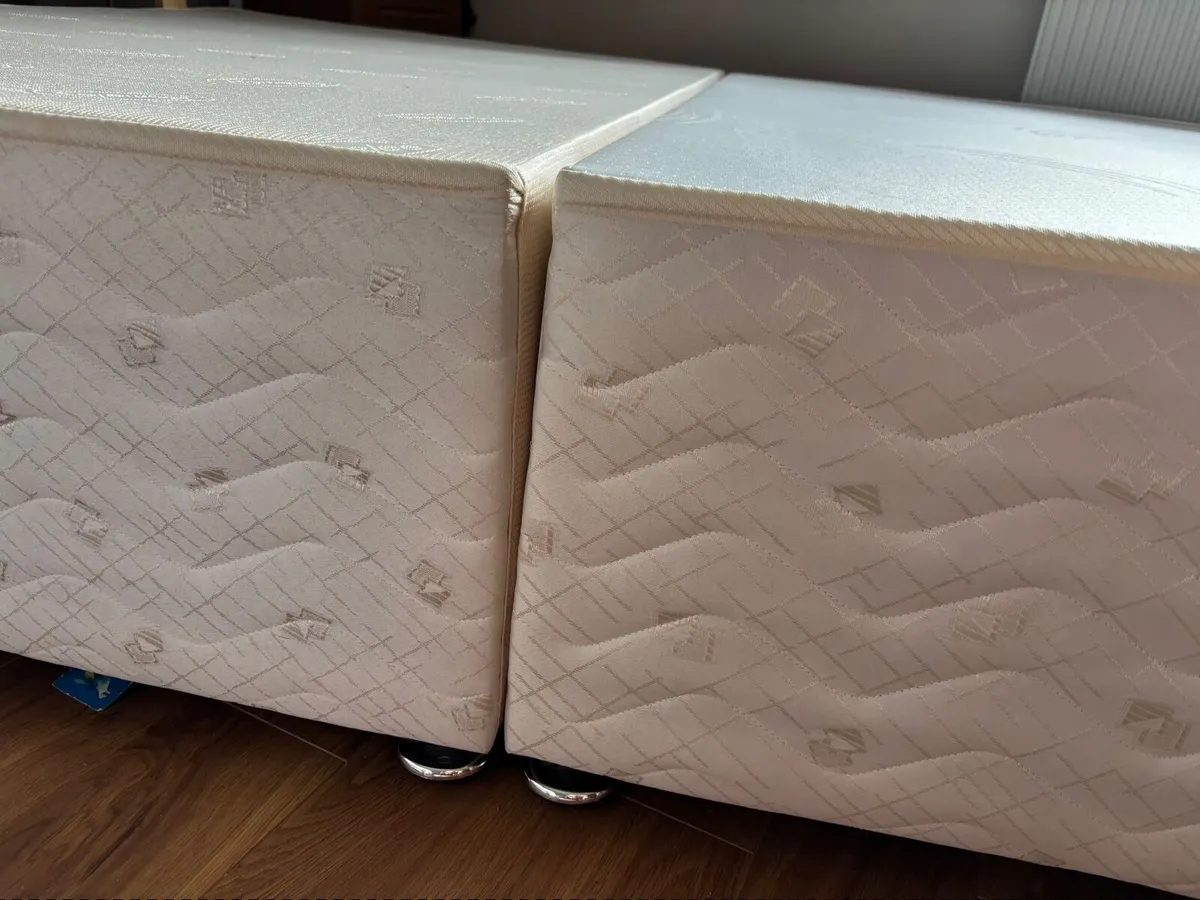 2 x Double bed bases - Image 2