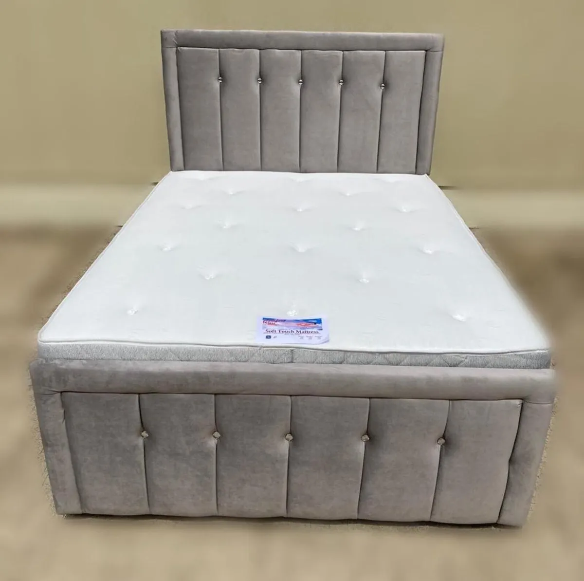 Bumper sandy divan beds and mattress - Image 3