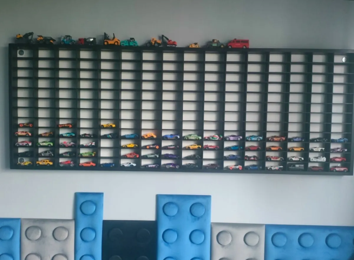 Cars Shelf Cabinet Display Organizer Hot Wheels - Image 1