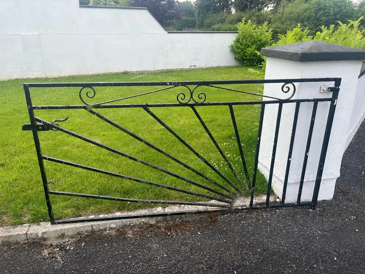 Wrought Iron “Sunshine” Driveway Gates - Image 2