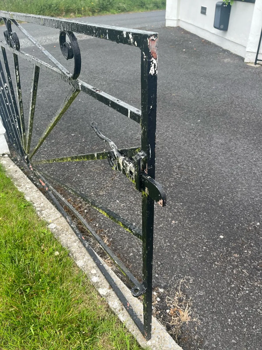 Wrought Iron “Sunshine” Driveway Gates - Image 3