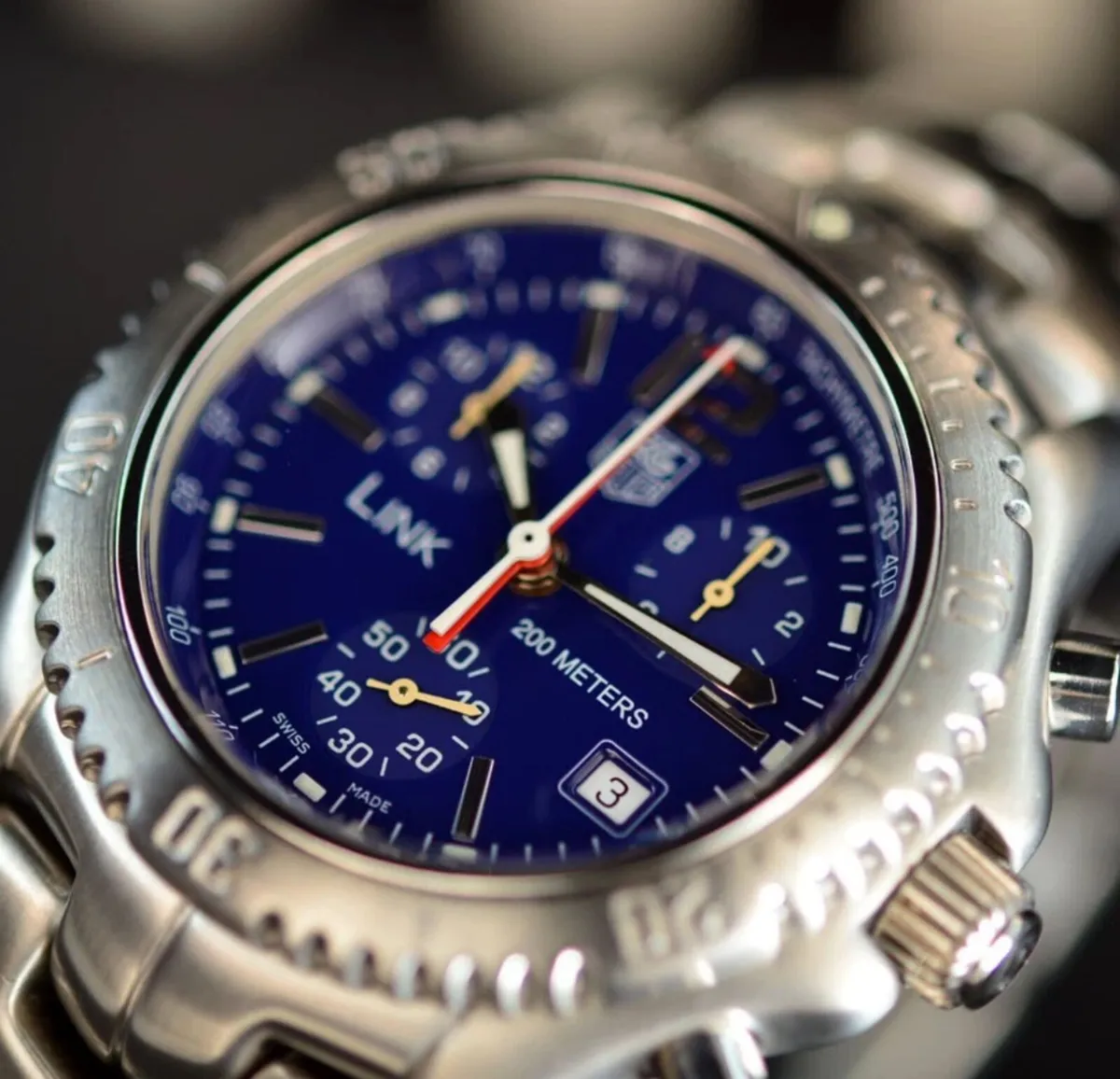 TAG Heuer LINK chronograph - Mens Wristwatch - Image 3