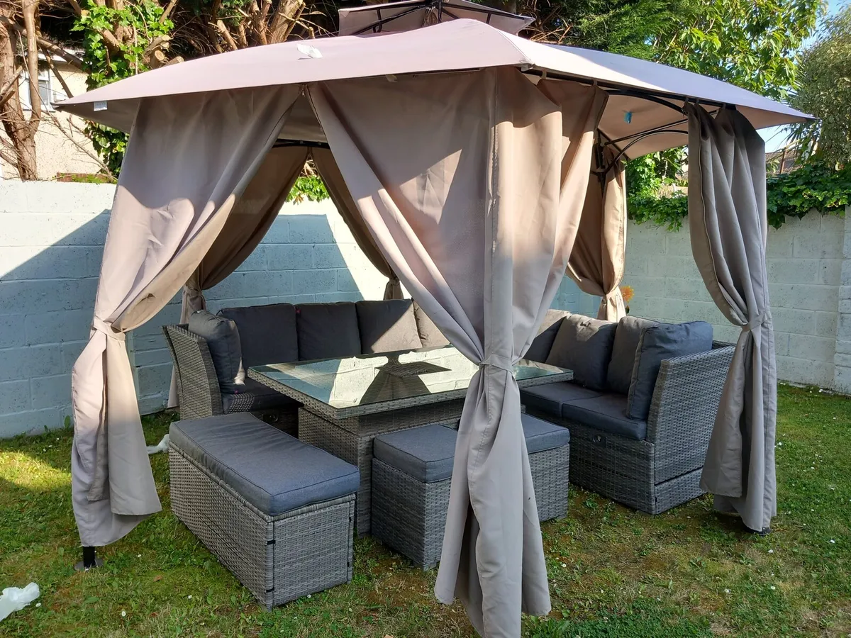 Gazebo and Seating furniture - Image 1