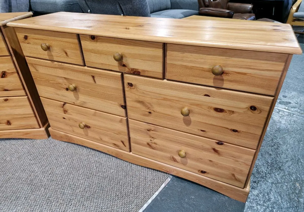 x2 Solid wood wide chests - Image 2