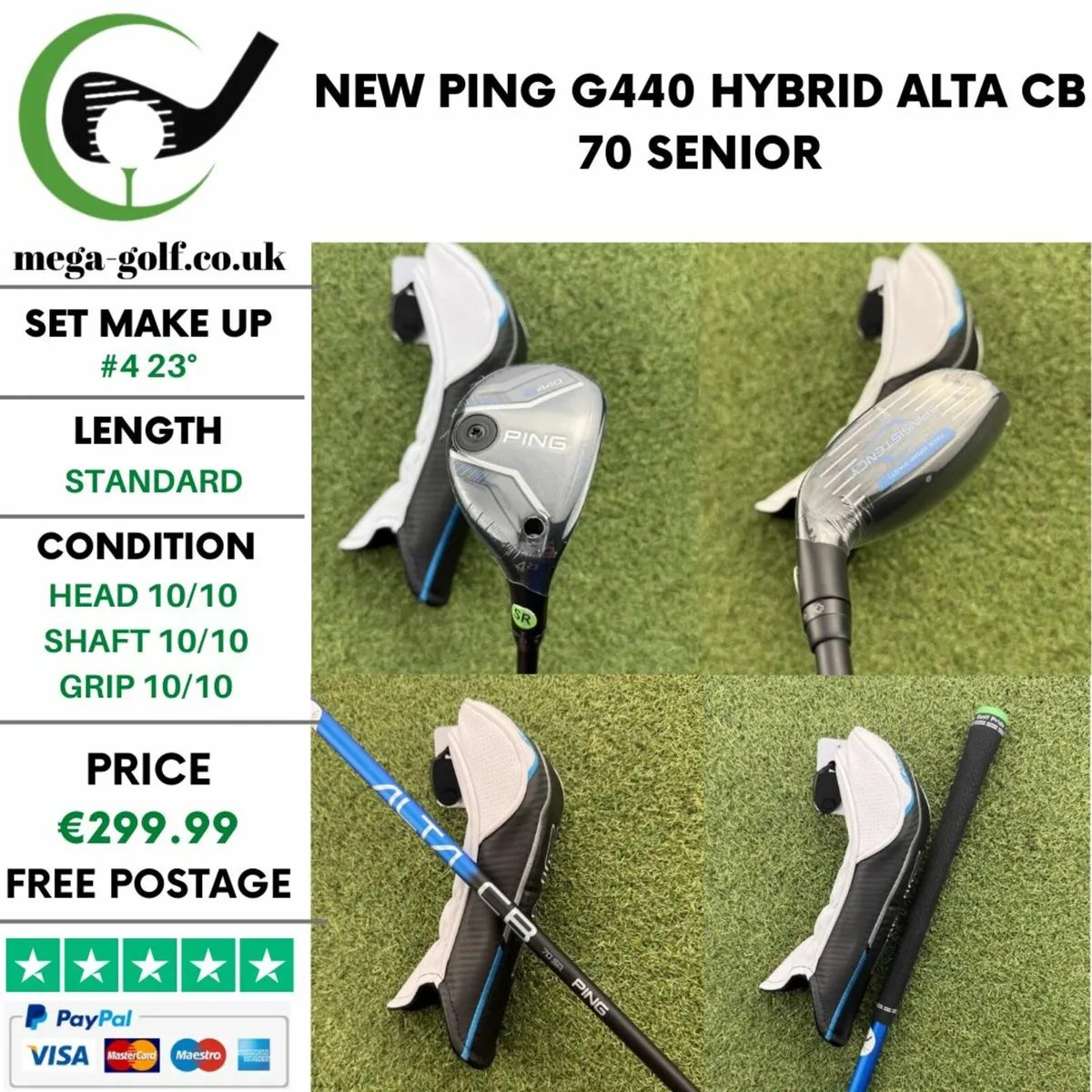 NEW PING G440 HYBRID / #4 23° / ALTA CB 70 SENIOR - Image 1