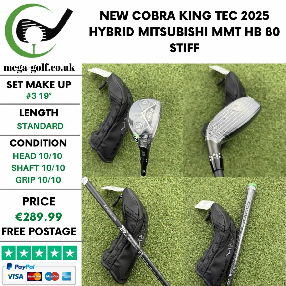 NEW COBRA KING TEC 2025 HYBRID / #3 19° / STIFF - Image 1