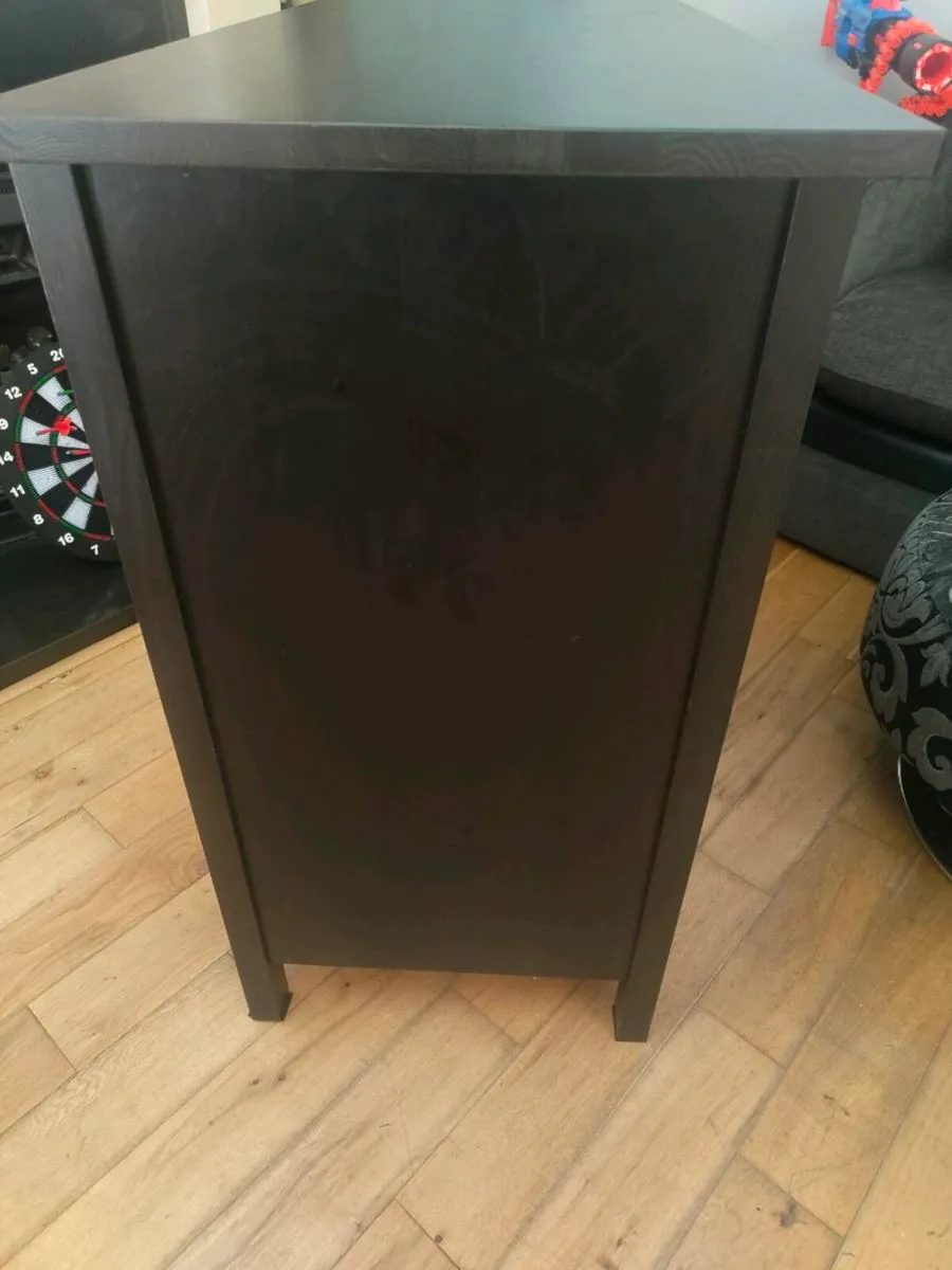 Black IKEA Hemnes 3 drawer dresser - Image 4