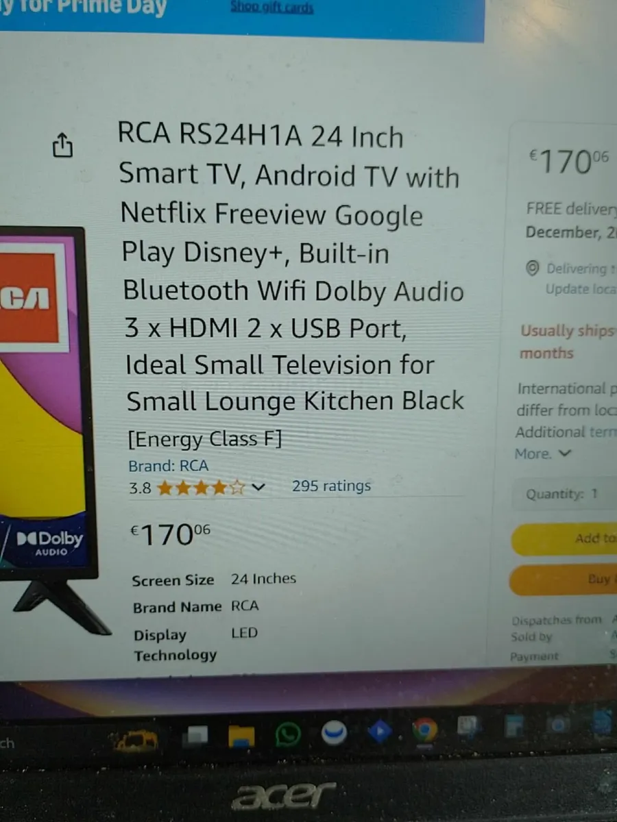 SMART TV  62 CM