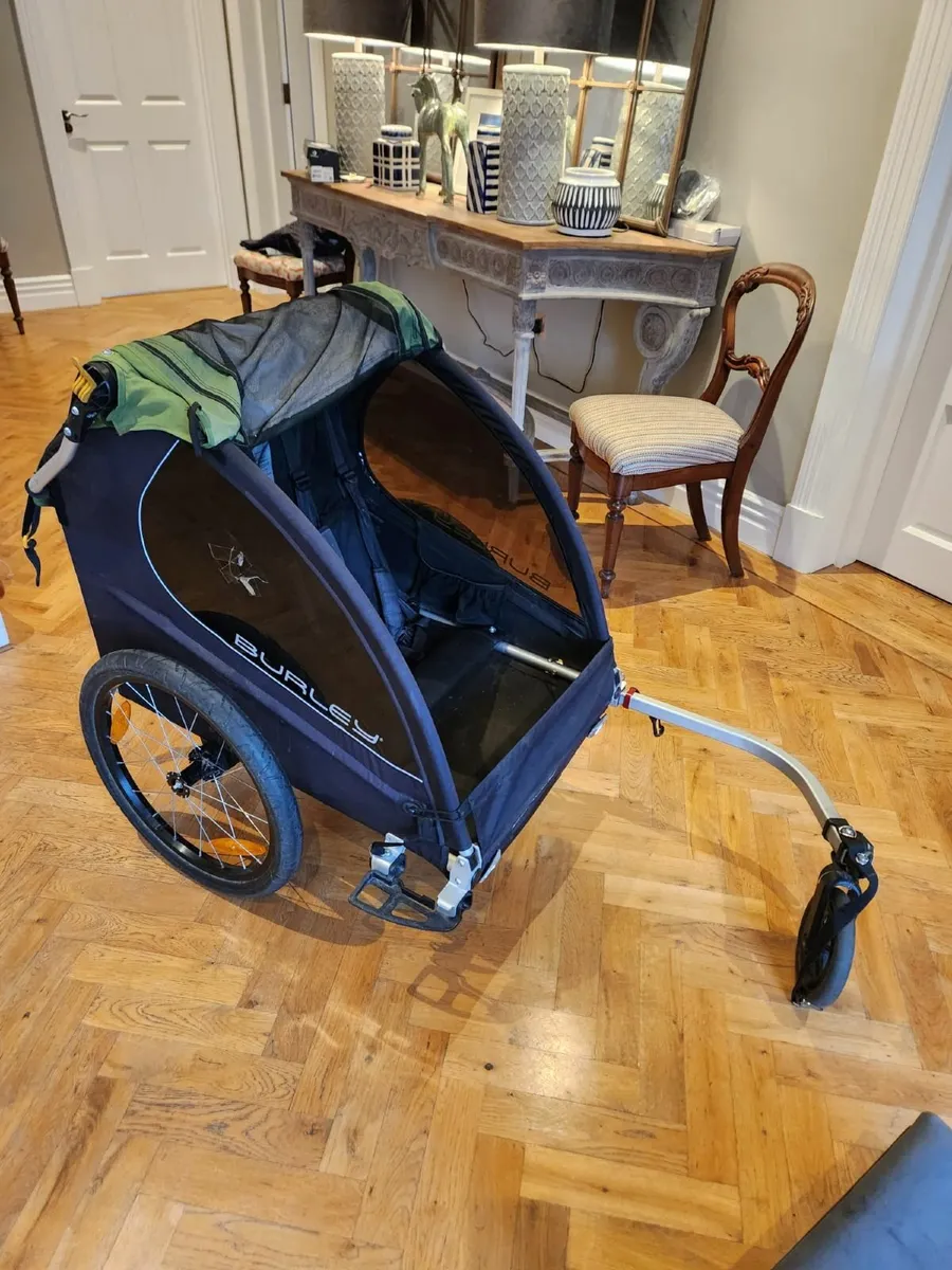 Burley two seater bike buggy trailer - Image 1