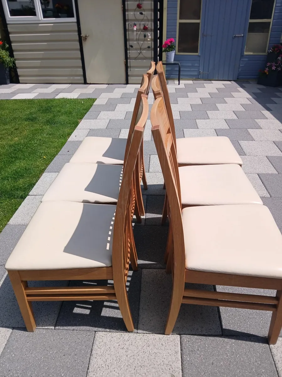 6 x kitchen chairs for sale - Image 4