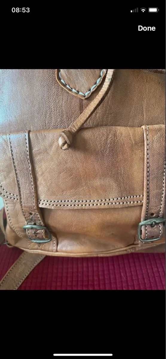 Leather Knapsack - Image 4