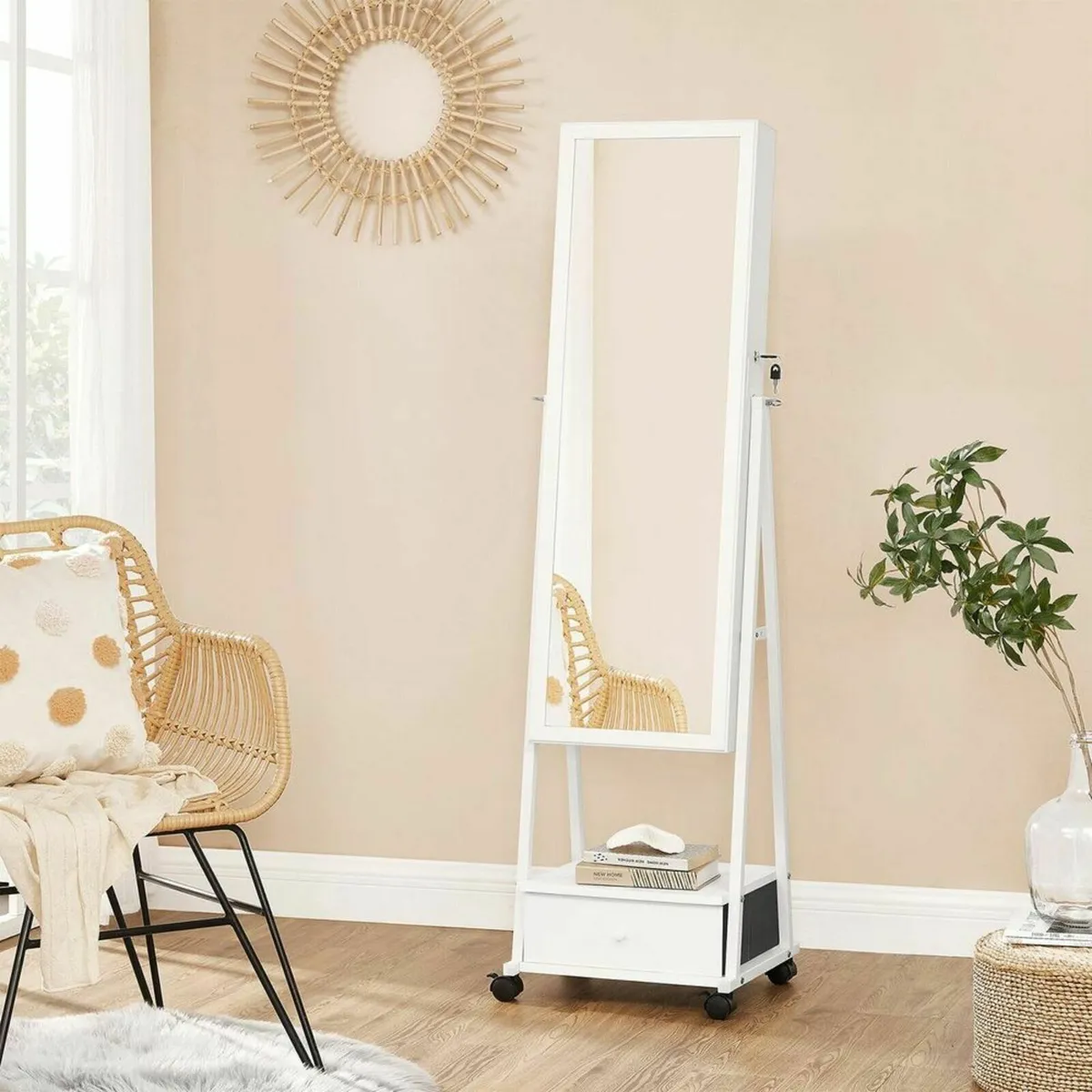 New Make Up Jewellery Storage Mirror-FREE Delivery - Image 2