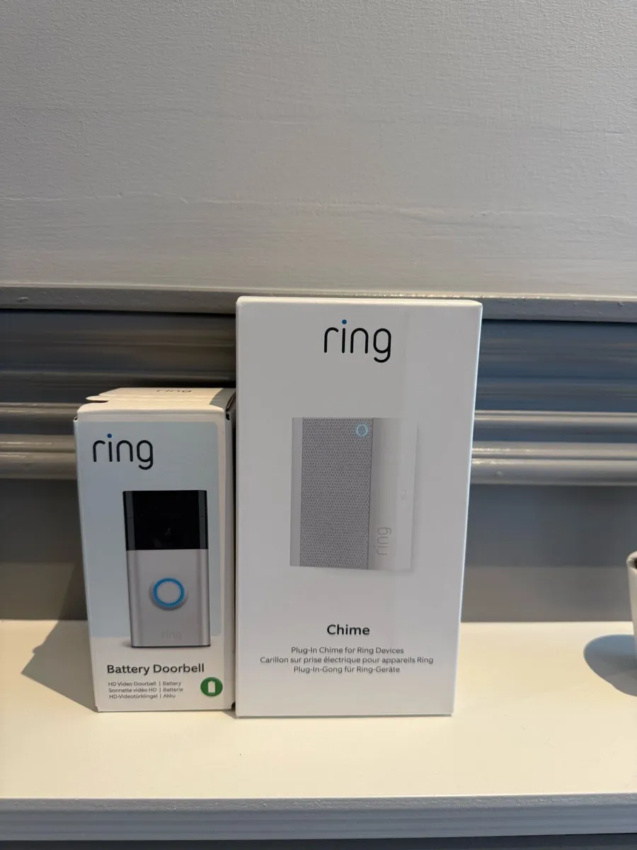 Ring doorbell and chime