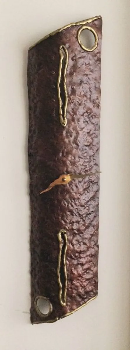 Rustic Copper Handcrafted Clock - Image 1