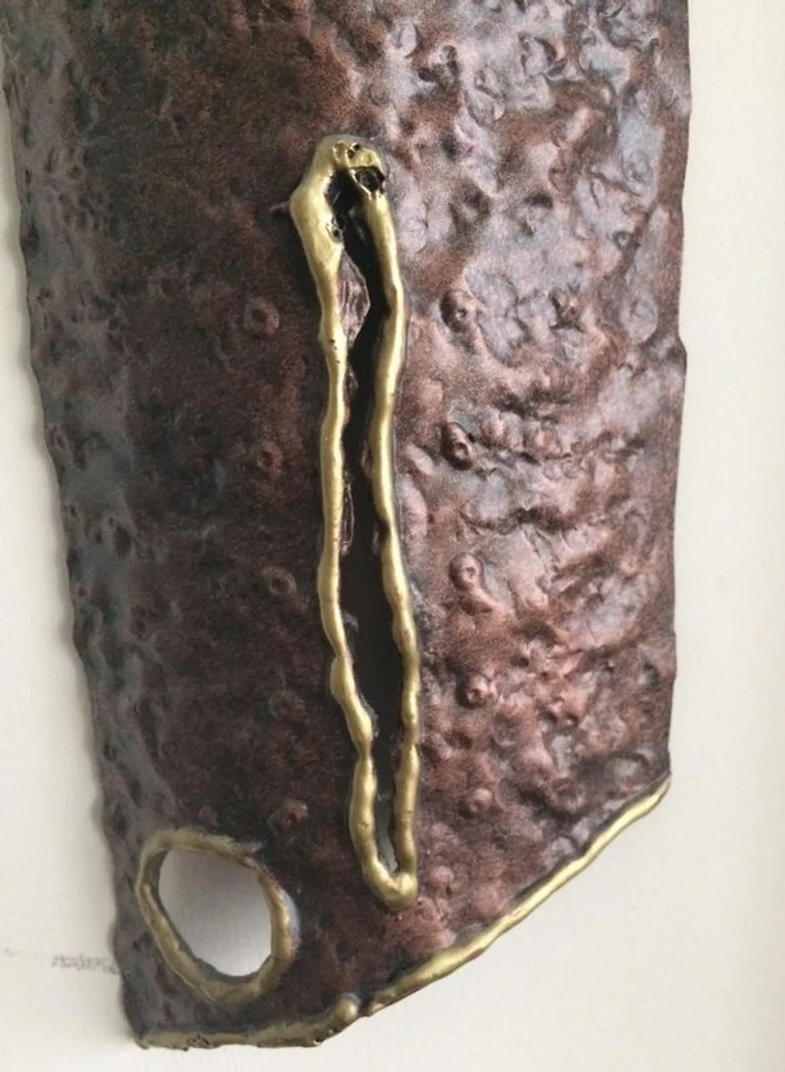 Rustic Copper Handcrafted Clock - Image 2