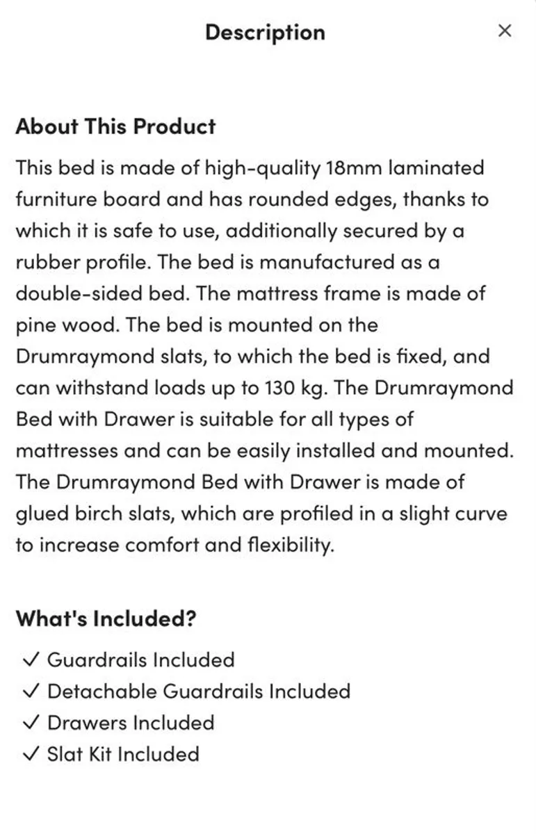 Toddler bed - Image 2